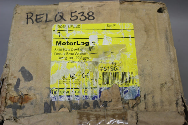 NEW SQUARE D  MOTORLOGIC SOLID STATE RELAY P/N: 9065SF320 f