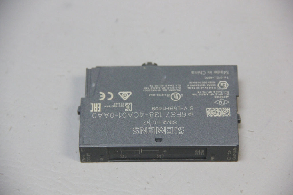 SIEMENS SIMATIC S7 ELECTRONIC MODULE 6ES7 138-4CA01-0AA0