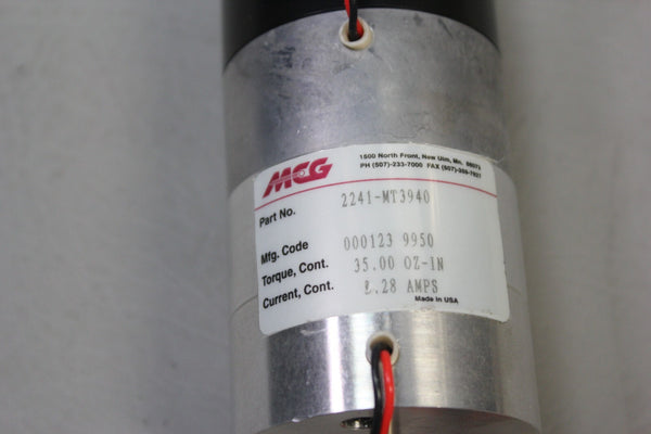 UNUSED MCG SERVO MOTOR  P/N: 2241-MT3940