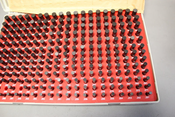 VERMONT GAGE BLACK GUARD PIN GAGE SET  901100500