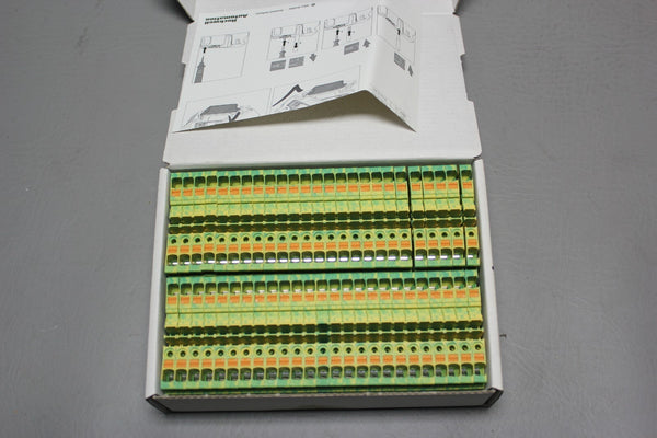 1 NEW BOX OF 50 ALLEN BRADLEY PUSH IN TERMINAL BLOCKS 1492-PG4 SER. A