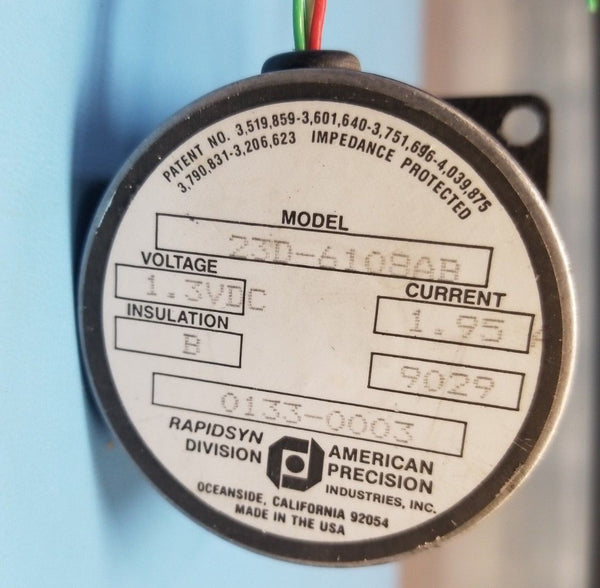 Rapidsyn 1.3V Stepper Motor 23D-6108AB 1.95A 0133-0003
