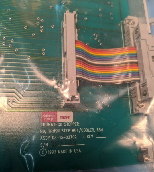 Ultratech Stepper BD TRNSN Stepper Motor/Cooler ash assembly 03-15-02702 Rev A