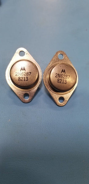 2 Unused Motorola 2N6287 Transistor