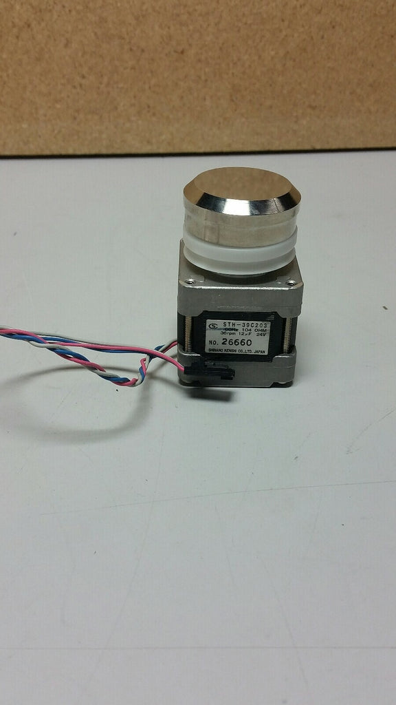 Shinano Kenshi Stepper Motor STH-39C203 36RPM 24V USED