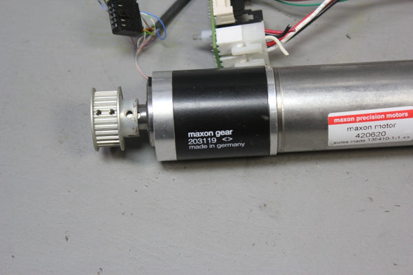 MAXON MOTOR WITH GEARHEAD & HEIDENHAIN ENCODER  420620 & ROQ 1025 512