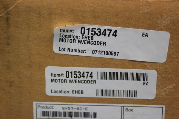 NEW PARKER COMPUMOTOR SX6 MICROSTEP DRIVE/INDEXER WITH MOTOR SX57-83-EL