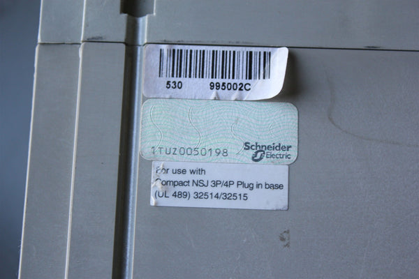 SCHNEIDER/MERLIN GERIN 400A CIRCUIT BREAKER WITH TRIP UNIT NSJ400 N