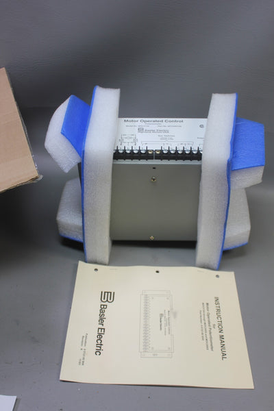 NEW BASLER ELECTRIC MOTOR OPERATED CONTROL POTENTIOMETER  MOC2102 9072300100