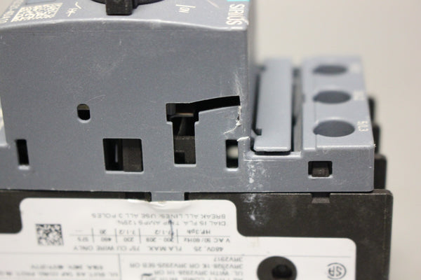 SIEMENS SIRIUS MANUAL MOTOR STARTER  3RV2021-4DA10