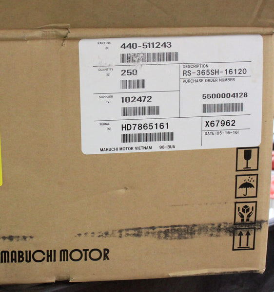 LOT OF 50 NEW MABUCHI MOTORS RS-365SH-16120