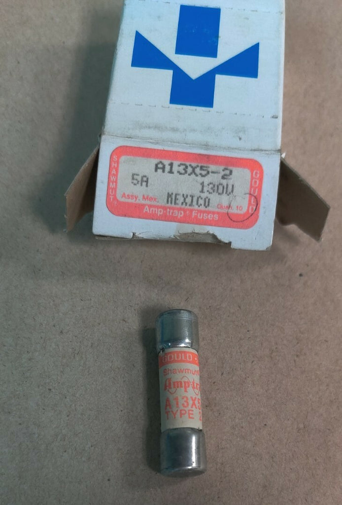 10X Gould Sawmut Fuses A13X5-2 NEW
