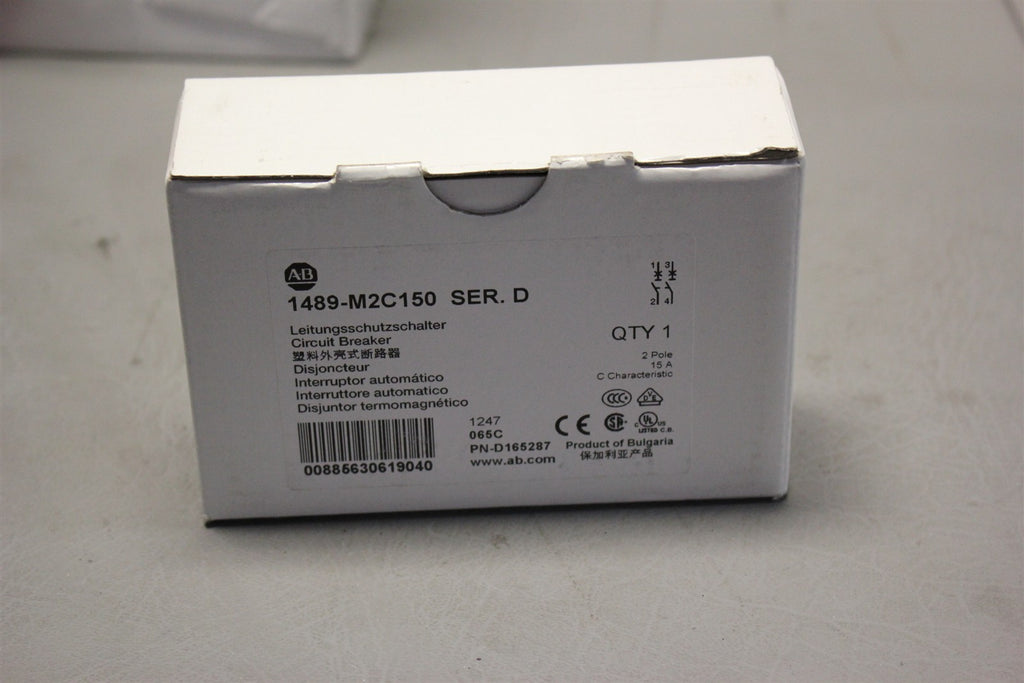 NEW ALLEN BRADLEY 15A CIRCUIT BREAKER 1489-M2C150 D