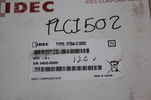 NEW IDEC PLC MODULE FC5A-C16R2