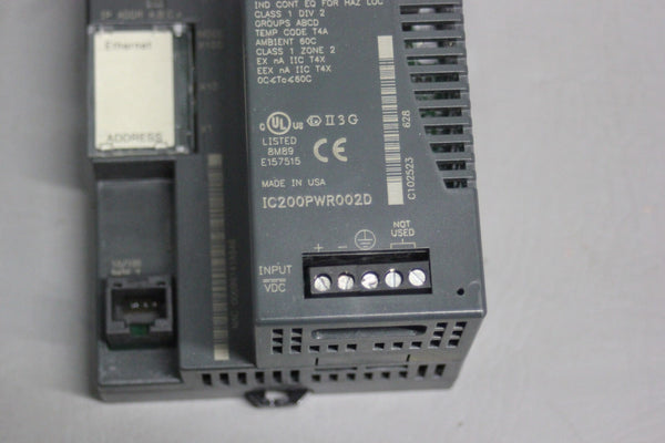 GE FANUC VERSAMAX ETHERNET PLC MODULE WITH POWER IC200EBI001-DE IC200PWR0