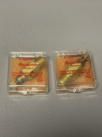 2- NEW Clippard Minimatic Needle Valve 1/8" Input with Knurled Knob (MNV-3KP)