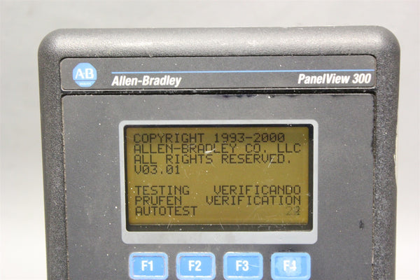 ALLEN BRADLEY PANELVIEW 300 HMI OPERATOR INTERFACE PANEL 2711-K3A10L1 B #1