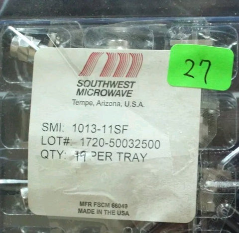 1  SOUTHWEST MICROWAVE 18/27/36/40 GHZ 2.92mm (K) Jack (Male Connector 1013-11SF
