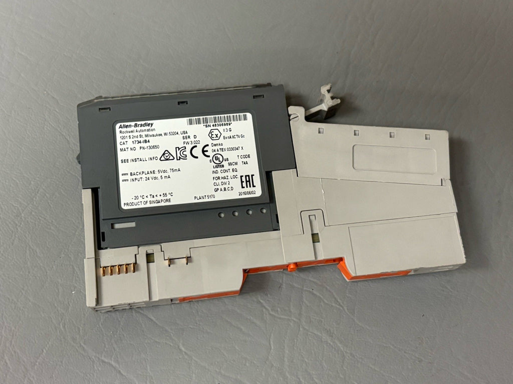 Allen Bradley 1734-IB4 Input Module With 1734-MB & 1734-RTB