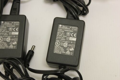 (2) Texas Instruments AC 9920 AC Adapter Power Supply