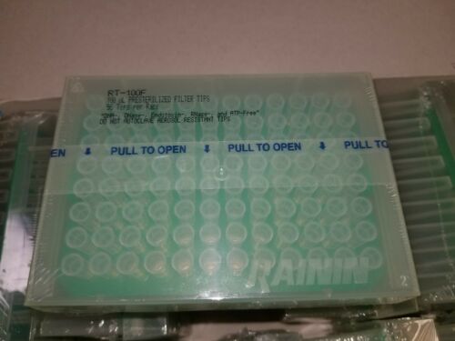 (10) New Rainin Pipette Filter Tips RT-100F Presterilized (960 total)