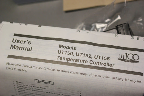NEW YOKOGAWA TEMPERATURE CONTROLLER UT150-AN