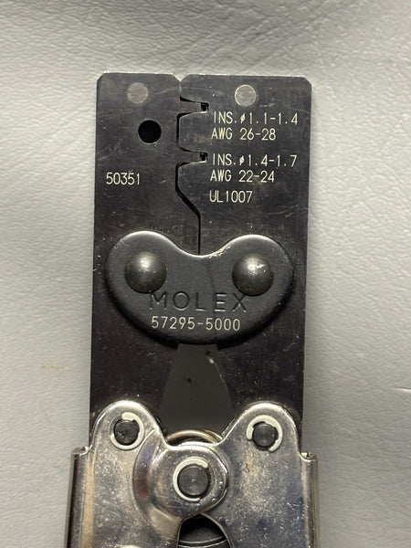 Molex 57295-5000 Crimp Tool 22-24 AWG Hand Crimper UL1007
