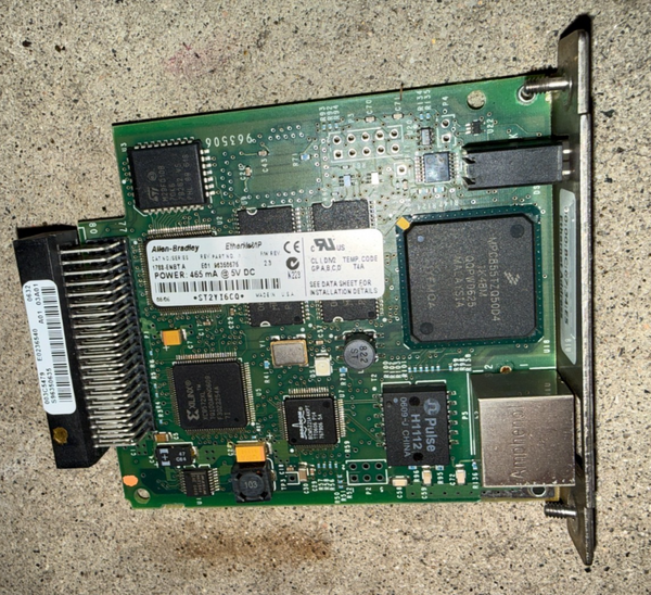 ALLEN BRADLEY FLEX I/O ETHERNET CONTROL MODULE 1788-ENBT Series A FW 2.3