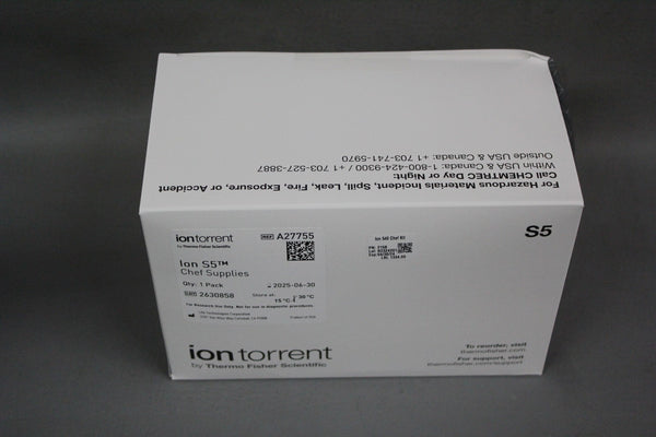 NEW THERMO IONTORRENT ION S5 CHEF SUPPLIES A27755 EXP 2025-06-30