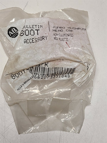 NEW ALLEN BRADLEY JUMBO RED MUSHROOM HEAD CAP 800T-N247R SER.A