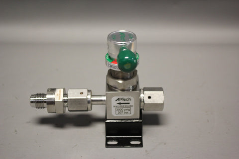 UNUSED APTECH STAINLESS DIAPHRAGM VALVE AP3625SM 2PW FV4 FV4 GR 3000 PSIG 207BAR