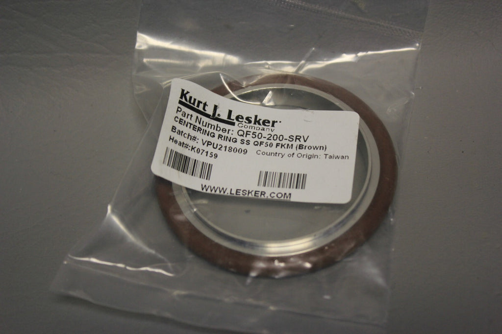 Kurt J. Lesker - QF50-200-SRV- Stainless Centering Ring Fluorocarbon - YOU GET 4