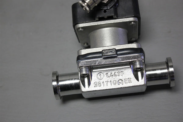 GEMU 3/4" STAINLESS STEEL DIAPHRAGM VALVE PT-00-450