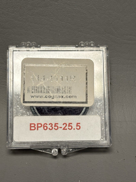 New Cognex Midopt Light Red BandPass Filter IMRF BP635-25.5 114-1111R