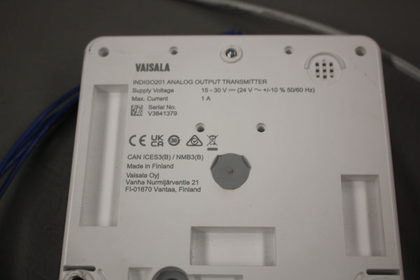 VAISALA  ANALOG OUTPUT TRANSMITTER INDIGO201 (SHORT CORD)
