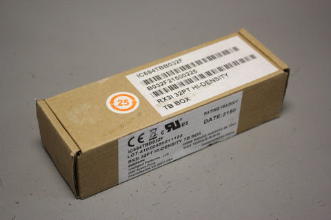NEW GE FANUC IC694TBB032F HIGH DENSITY TERMINAL BLOCK