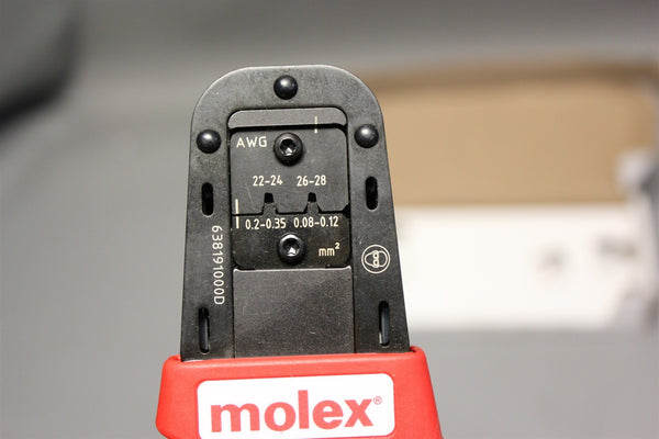 NEW MOLEX HAND CRIMP TOOL CRIMPER 638191000D (638191000)