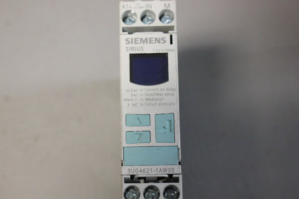 SIEMENS DIGITAL CURRENT MONITORING RELAY 3UG4621-1AW30