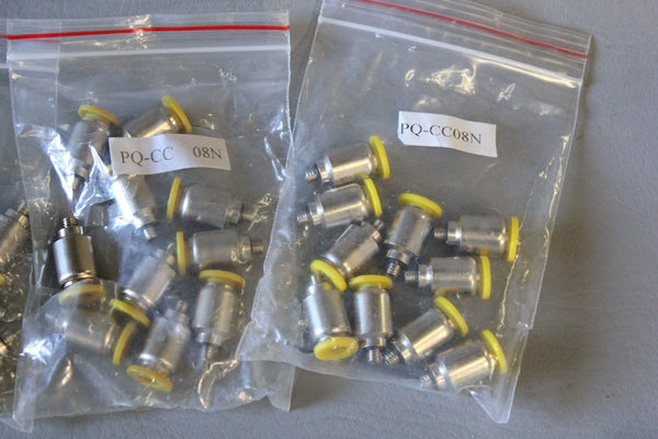 NEW LOT OF  36 CLIPPARD PUSH QUICK FITTINGS PQ-CC08N