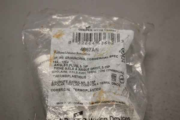 NEW COOPER ANGLE PLUG 4867AN