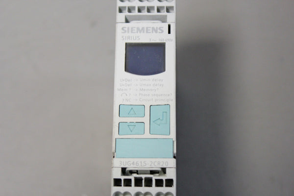 SIEMENS SIRIUS 3UG4615-2CR20 MONITORING RELAY
