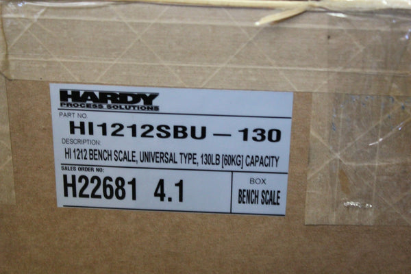 NEW HARDY HI 1212 UNIVERSAL BENCH SCALE 130LBS HI 1212SBU-130 ANY-WEIGH