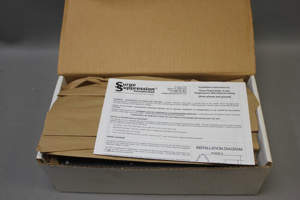 NEW SURGE SUPPRESSION INC TRANSIENT VOLTAGE SURGE SUPRESSOR P/N: SSMD83N4-64