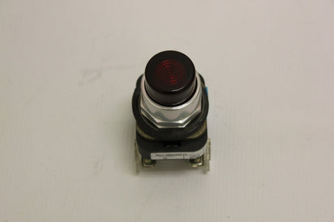 Allen Bradley 800t-QBH24RD1V ser T Red  Push Button