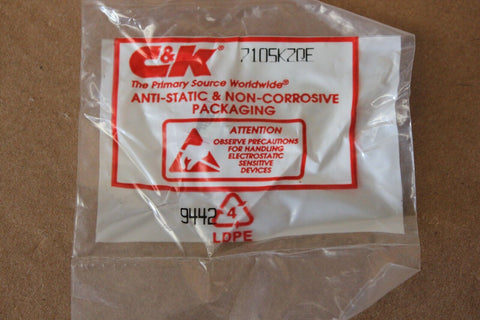 New C&K Toggle Switch With Hardware 7105 7105KZQE (ON) (OFF) (ON) 2A~250V 5A~120