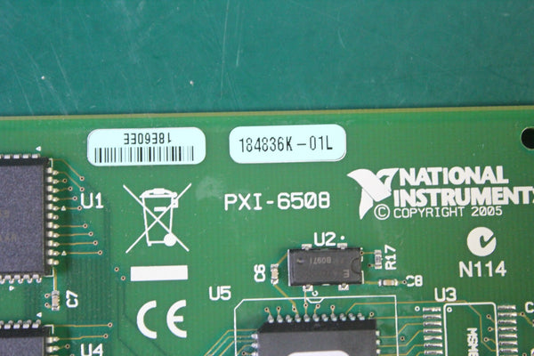 NATIONAL INSTRUMENTS DIGITAL I/O CARD  PXI-6508