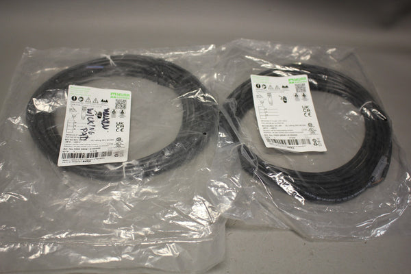 LOT OF 2 NEW MURR ELEKTRONIK CABLES 7000-08041-6100500