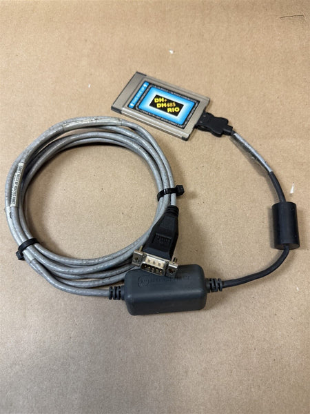 ALLEN BRADLEY PCMCIA INTERFACE CARD+CABLE 1784-PCMK B
