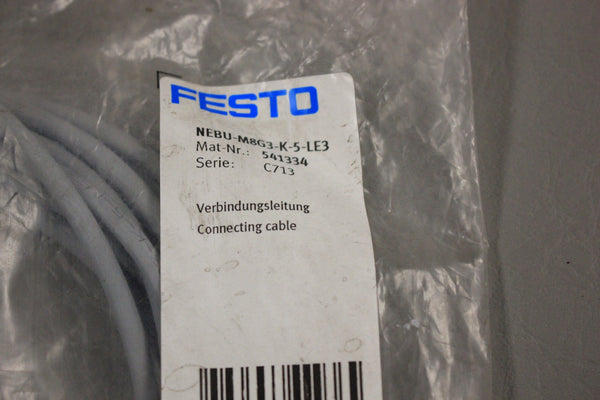 Festo NEBU-M8G3-K-5-LE3 541334 Connecting Cable