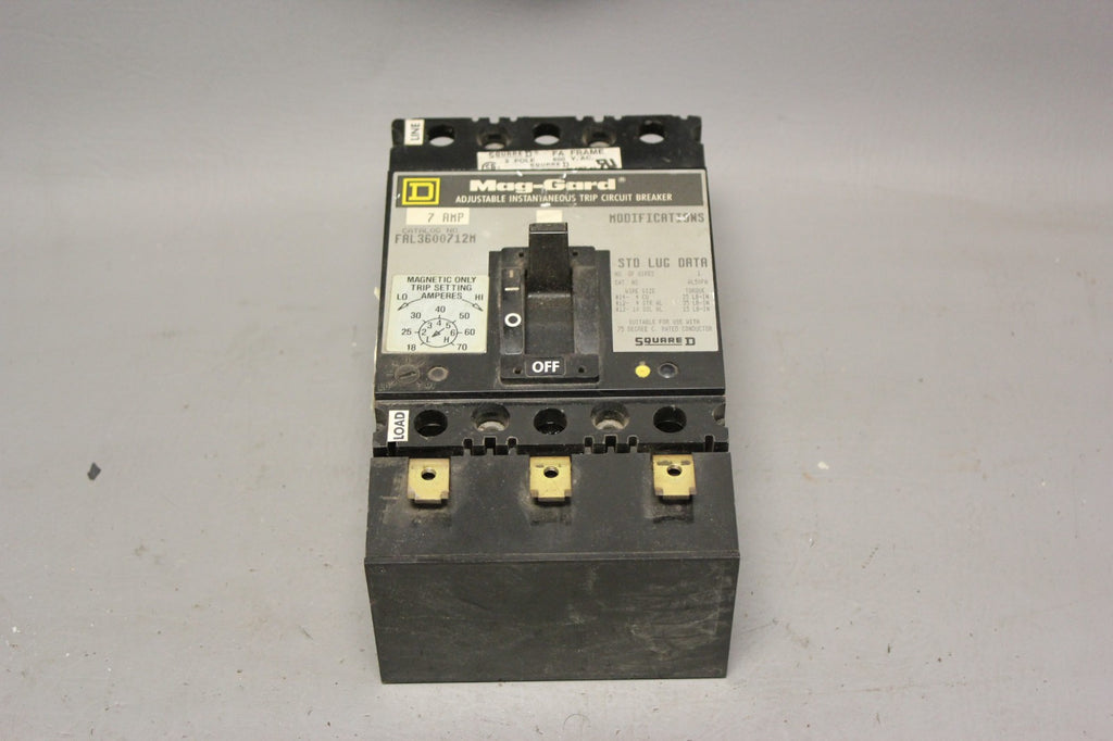 SQUARE D 7A MAG-GARD CIRCUIT BREAKER  FAL3600712M